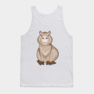 Kawaii Capybara Tank Top